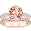 14KR Morganite Luxe Sienna Diamond Bridal Set (1 1/8 ct. tw.), smalltop view