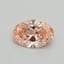 0.40 Ct. Fancy Vivid Pink Oval Lab Grown Diamond