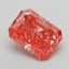 2.53 Ct. Fancy Red Radiant Lab Grown Diamond