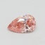 0.50 Ct. Fancy Intense Pink Pear Lab Grown Diamond
