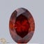 0.52 Ct. Fancy Deep  Orange Oval Lab Grown Diamond