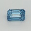 1.02 Ct. Fancy Vivid Blue Emerald Lab Grown Diamond