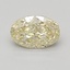 0.90 Ct. Fancy Intense Yellow Oval Lab Grown Diamond