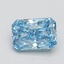 1.52 Ct. Fancy Vivid Blue Radiant Lab Grown Diamond