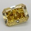 4.01 Ct. Fancy Vivid  Yellow Radiant Lab Grown Diamond