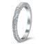 Celtic Engraved Delicate Antique Scroll Diamond Ring, smallview