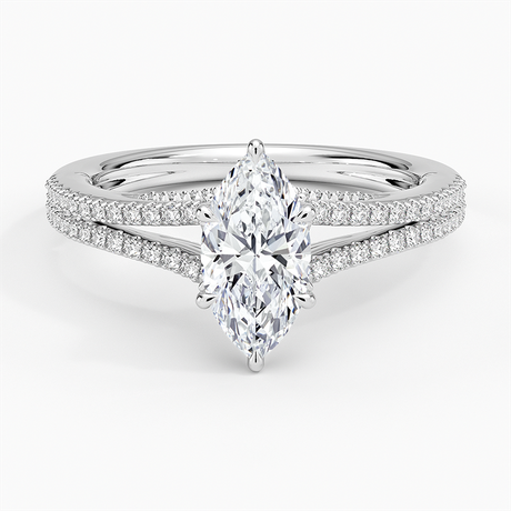 Split Shank Setting with Gallery Accents