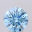 2.53 Ct. Fancy Vivid Blue Round Lab Grown Diamond