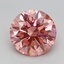 1.10 Ct. Fancy Vivid Pink Round Lab Grown Diamond