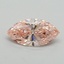 0.99 Ct. Fancy Vivid Pink Marquise Lab Grown Diamond