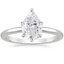 Platinum Esme 1.8mm Ring, smalltop view