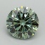 2.00 Ct. Fancy Vivid Green Round Lab Grown Diamond