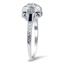 The Amarie Ring, smalltop view on a hand