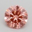 1.59 Ct. Fancy Intense Pink Round Lab Grown Diamond