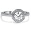 Custom Octagonal Milgrain Solitaire Ring