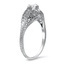 The Odell Ring, smalltop view on a hand