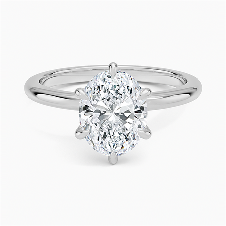 18K White Gold Esme 1.8mm Ring