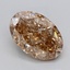 3.38 Ct. Light  Brown Oval Lab Grown Diamond