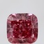 2.04 Ct. Fancy Vivid  Pink Cushion Lab Grown Diamond