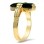 The Shanelle Ring, smalltop view on a hand