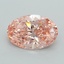 2.35 Ct. Fancy Vivid  Pink Oval Lab Grown Diamond