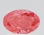 0.77 Ct. Fancy Vivid Pink Oval Lab Grown Diamond
