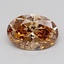 1.00 Ct. Light  Brown Oval Lab Grown Diamond