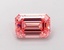 1.18 Ct. Fancy Vivid  Pink Emerald Lab Grown Diamond