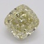 0.82 Ct. Fancy Light Brownish Yellow Cushion Diamond