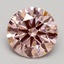 2.61 Ct. Fancy Intense Pink Round Lab Grown Diamond
