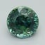 6.8x6.7mm Teal Round Montana Sapphire