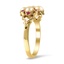 The Arlyn Ring, smalltop view on a hand
