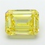 15.03 Ct. Fancy Intense Yellow Emerald Lab Grown Diamond