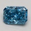 2.36 Ct. Fancy Vivid Blue Radiant Lab Grown Diamond