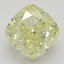 1.51 Ct. Fancy Yellow Cushion Diamond