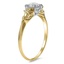 The Syble Ring, smalltop view on a hand