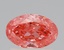0.79 Ct. Fancy Vivid Pink Oval Lab Grown Diamond