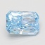 1.59 Ct. Fancy Vivid Blue Radiant Lab Grown Diamond