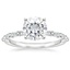 18K White Gold Dominique Diamond Ring (1/3 ct. tw.), smalltop view