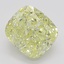 4.03 Ct. Fancy Yellow Cushion Diamond