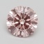 1.40 Ct. Fancy Intense Pink Round Lab Grown Diamond