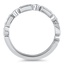 Vintage Style Wedding Band, smallside view