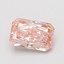 0.97 Ct. Fancy Vivid Pink Radiant Lab Grown Diamond