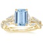 18K Yellow Gold Luxe Secret Garden Diamond Ring (3/4 ct. tw.), smalltop view