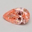 0.53 Ct. Fancy Vivid Pink Pear Lab Grown Diamond