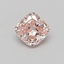 0.61 Ct. Fancy Intense Pink Cushion Lab Grown Diamond