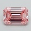 1.56 Ct. Fancy Intense Pink Emerald Lab Grown Diamond