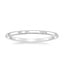 18K White Gold Astra 1.4mm Diamond Ring, smalltop view