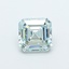 1.36 Ct. Fancy Intense  Green Asscher Lab Grown Diamond