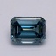1.69 Ct. Fancy Intense Blue Emerald Lab Grown Diamond